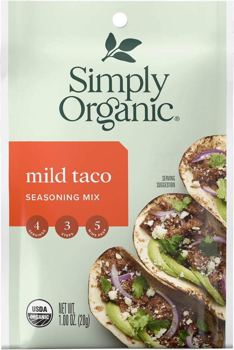 Simply Organic Mild Taco Seasoning Mix - Image 1